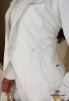 BLAZER FEMININO COM OMBREIRA OFF WHITE PERFECT WAY