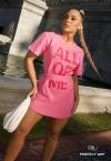 VESTIDO T-SHIRT   ROSA PERFECT WAY