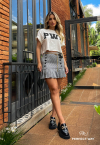 SAIA C/ PREGAS XADREZ PRETOC/ BRANCO PERFECT WAY