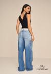 CROPPED DECOTE V C/ ZIPER FEMININA PRETO PERFECT WAY