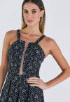 VESTIDO RENDA COM SHORTS  PRETO PERFECT WAY