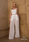 CROPPED FEMININO ASSIMETRICO OFF WHITE PERFECT WAY