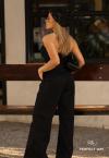 CALÇA FEMININA WIDE LEG PRETO PERFECT WAY
