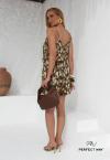 REGATA FEMININA ESTAMPADA CACAU COM VERDE PERFECT WAY