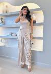 CROPPED REGATA C/ FAIXA FEMININO NUDE PERFECT WAY