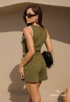 SHORTS FEMININO verde folha PERFECT WAY