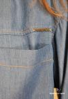 CAMISA JEANS FEMININA AZUL PERFECT WAY