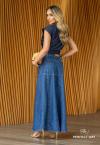 SAIA MAXI MIDI JEANS AZUL JEANS PERFECT WAY