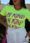 T-SHIRT ESTAMPADA amarelo neon ( cor 205 pig) PERFECT WAY