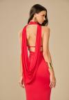 VESTIDO MIDI FEMININO VERMELHO PERFECT WAY
