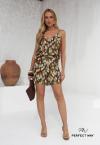 REGATA FEMININA ESTAMPADA CACAU COM VERDE PERFECT WAY