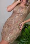 VESTIDO CURTO FEMININO capuccino PERFECT WAY