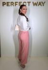 CAMISA VISCOSE C/ REC BOTOES FRENTE E PUNHOS FEMININA OFF WHITE PERFECT WAY