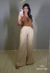 CALÇA PANTALONA FEMININA BEGE PERFECT WAY