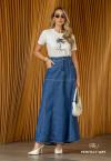 SAIA MAXI MIDI JEANS AZUL JEANS PERFECT WAY