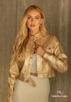 Perfect Way - JAQUETA FEMININA COM RECORTES DOURADO