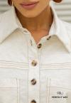 CAMISA FEMININA CROPPED CRU PERFECT WAY