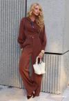 Perfect Way - CONJUNTO FEMININO BLUSA + CALÇA PANTALONA CACAU