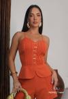 Perfect Way - BLUSA FEMININA terracota