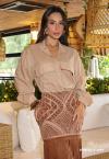 CAMISA FEMININA DOCE DE LEITE PERFECT WAY