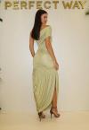 VESTIDO  OMBRO SÓ C/ FENDA FEMININO MATCHA PERFECT WAY