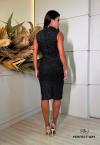 VESTIDO MIDI FEMININO PRETO PERFECT WAY