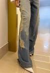 CALÇA COS INTERMEDIARIO DESTROYED FEMININA JEANS DESTROYED PERFECT WAY