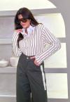 BLUSA CROPPED DEV V FEMININO NATURAL C/ VERDE PERFECT WAY