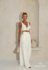 CROPPED FEMININO BORDADO OFF WHITE PERFECT WAY