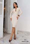 Perfect Way - VESTIDO FEMININO MIDI PEROLA