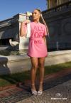 VESTIDO T-SHIRT   ROSA PERFECT WAY