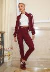 CROPPED BORD INDUTRIAL FEMININO OFF WHITE C/ BURGUNDY PERFECT WAY