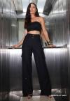 CALÇA FEMININA WIDE LEG PRETO PERFECT WAY