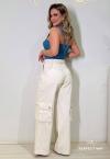 CROPPED FEMININO AZUL DENIM PERFECT WAY