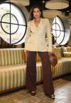 BLAZER FEMININO COM ABERTURA NAS COSTAS CRU PERFECT WAY