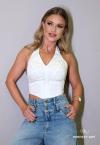 TOP FEMININO OFF WHITE PERFECT WAY