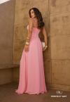 VESTIDO FEMININO LONGO ROSA PERFECT WAY