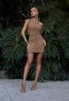 SAIA FRANZIDO FEMININO caramelo PERFECT WAY