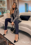 BLAZER  CINZA ESCURO PERFECT WAY