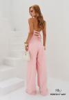 CALÇA WIDE LEG FEMININA ROSA PÓ PERFECT WAY