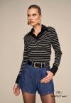 BLUSA DET GOLA FIXA FEMININA PRETO PERFECT WAY