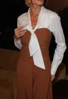 BODY FEMININO C/ GOLA DE LAÇO OFF WHITE PERFECT WAY
