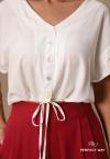 BLUSA FEMININA OFF WHITE PERFECT WAY