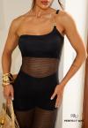 VESTIDO FEMININO LONGO PRETO PERFECT WAY