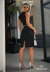 SAIA MIDI PRETO PERFECT WAY
