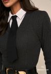 VESTIDO C/ PREGAS FEMININO PRETO PERFECT WAY