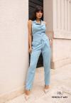 CONJUNTO FEMININO BLAZER + COLETE AZUL PERFECT WAY