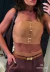 CROPPED FEMININO DOCE DE LEITE PERFECT WAY