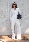 BLAZER FEMININO COM OMBREIRA OFF WHITE PERFECT WAY