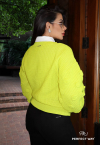BLUSA TRICOT oversized  amarelo lima PERFECT WAY